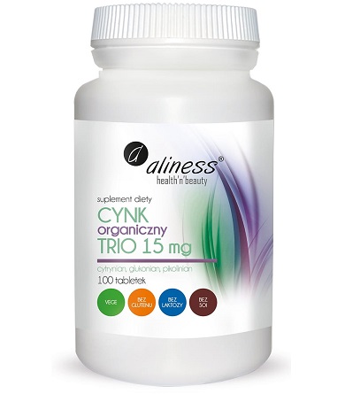 ALINESS CYNK ORGANICZNY Trio 15mg cytrynian