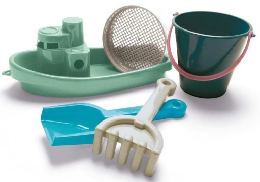 BLUE MARINE Toys Łódka i zestaw do piasku BIO ECO