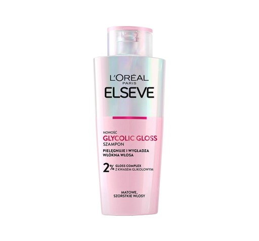 LOREAL ELSEVE GLYCOLIC GLOSS SZAMPON DO WŁOSÓW MATOWYCH