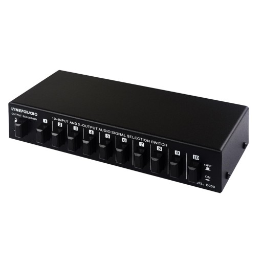 zr-10 in 2 Out Audio Frequency Signal Selector Dual
