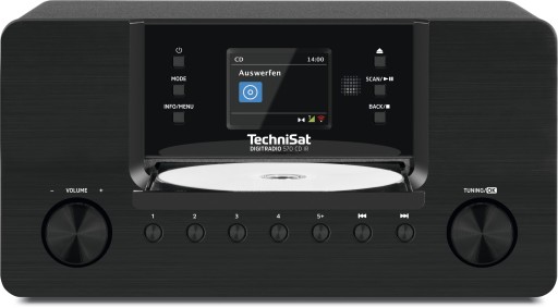 Radio sieciowe DAB+, FM, internetowe TechniSat DIGITRADIO 570 CD IR