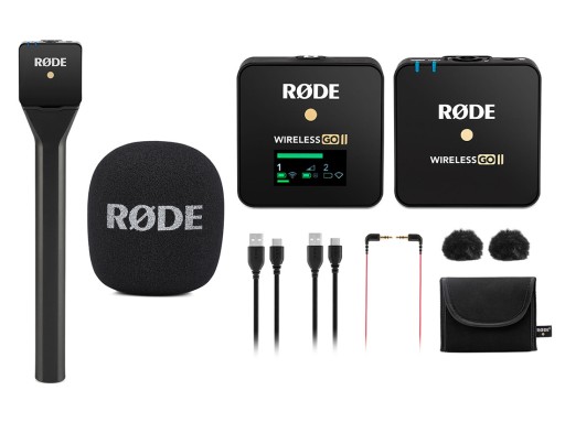 Zestaw Rode Wireless GO II + Uchwyt Interview Go