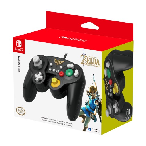 Hori Battle Pad Gamecube Style Controller - Zelda