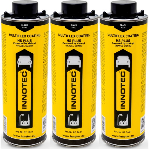 Konserwacja Powłoka ochronna INNOTEC Multiflex Coating HS Plus Czarny 3L