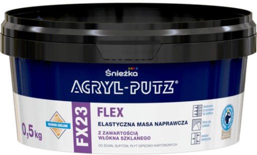ŚNIEŻKA ACRYL-PUTZ FLEx Fx23 MASA NAPRAWCZA 0,5KG