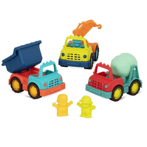 B.TOYS ZESTAW 3 SAMOCHODÓW BUDOWLANYCH AUTKA