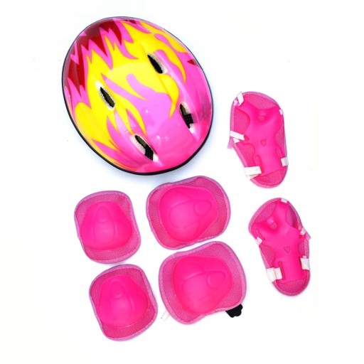 Kids Protective Gear Helmet Knee Elbow Wrist Pads