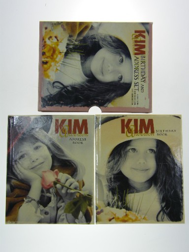 BIRTHDAY AND ADDRESS BOOK KIM ANDERSON W PUDEŁKU