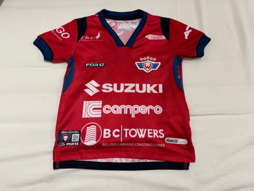 KOSZULKA CD Jorge Wilstermann (Boliwia) 2022 home Forte junior 92-98