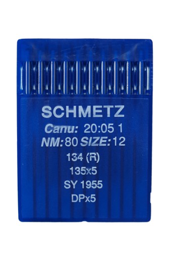 IGŁY DO MASZYN SCHMETZ 135x5 R STĘBNÓWKA 0,80 mm