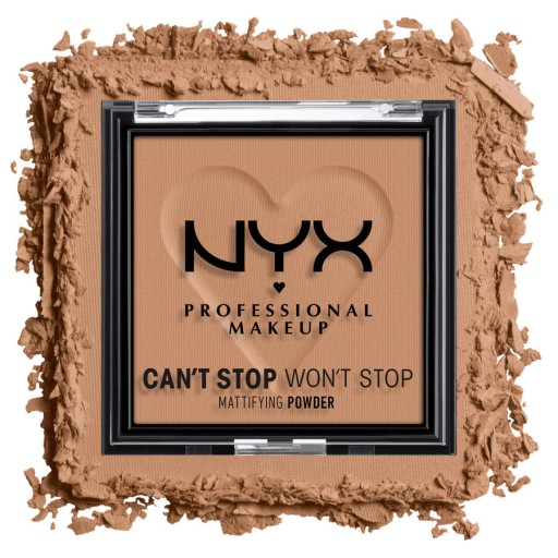 NYX CAN'T STOP Matujący puder do twarzy CARAMEL