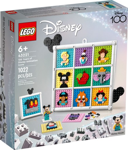 LEGO 43221 100 lat kultowych animacji Disneya