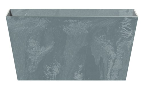 Doniczka Prosperplast 40 cm x 21,6 x 20 cm średnica 40 cm beton marengo
