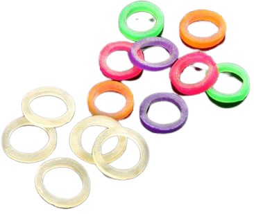 MIKADO GUMKI DO PELLETU COLOR MIX 8MM