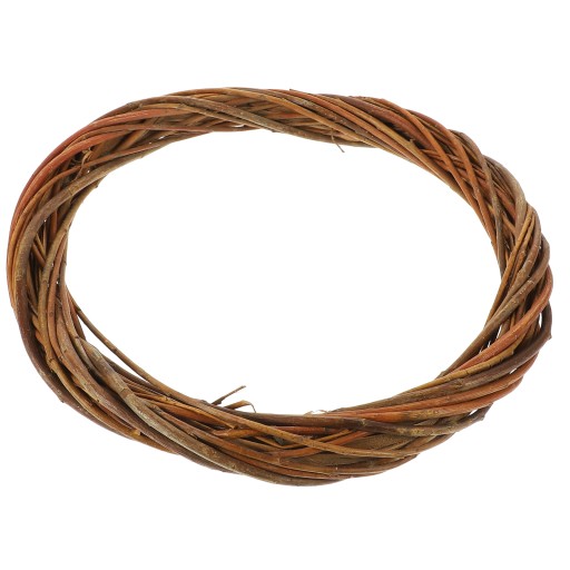DIY wiklinowy pierścionek wystrój wiejski syp
