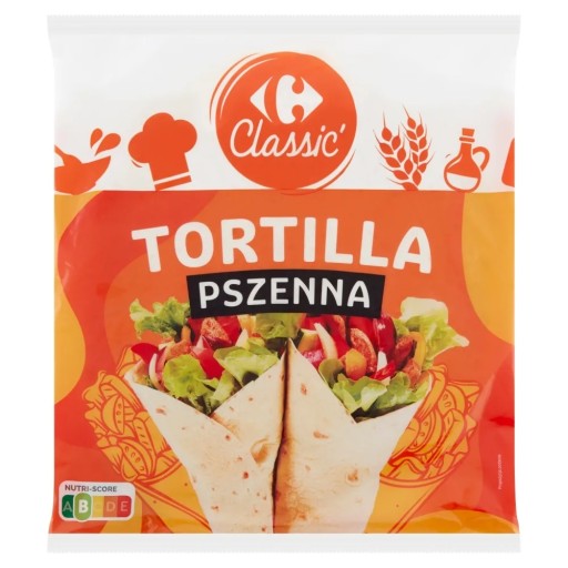 TORTILLA PSZENNA PLACKI DO WRAPÓW 250g