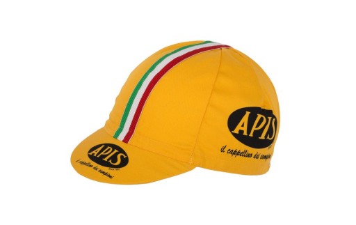 APIS Czapka kolarska pod kask ŻÓŁTA