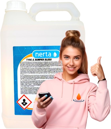 NERTA Tyre&Bumper Gloss CZERNIDŁO do opon 5L