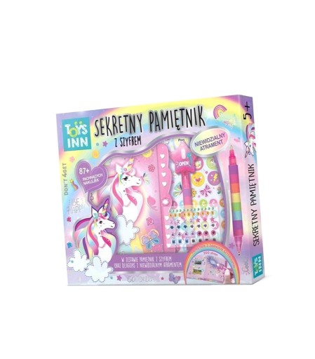 PAMIĘTNIK SECRET MESSAGE - UNICORN STNUX