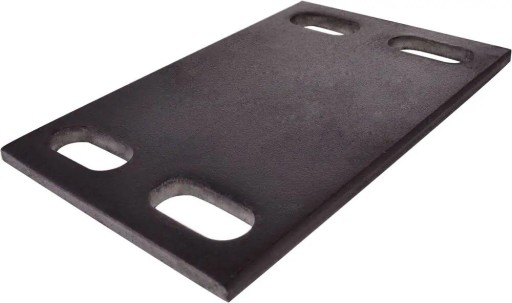 podstawa stalowa słupka (180x120x8 mm, 40x17 mm )