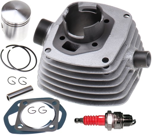 Cylinder tłok pierścienie żeliwny WSK 125