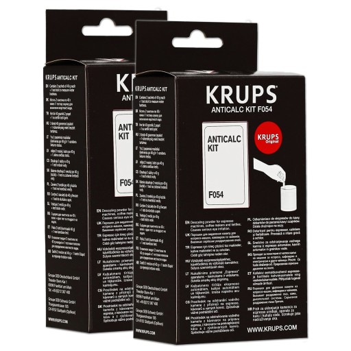 ODKAMIENIACZ ekspresów KRUPS F054 AntiCALC KIT 2x
