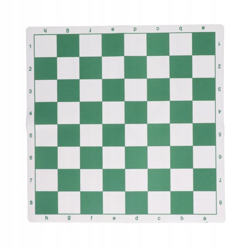 SZACHOWNICA WINYLOWA ZIELONA, POLE 43 MM
