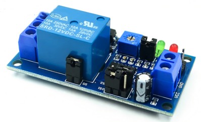 Przekaźnik czasowy timer 12V 0.13s - 1h