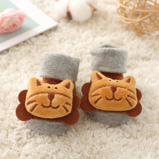 Baby socks Autumn and winter new baby cartoon non-slip toddler socks