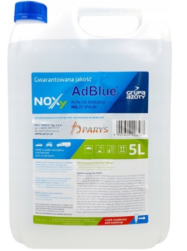 PŁYN DO REDUKCJI SPALIN NO. ADBLUE NOXY 5L!