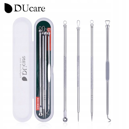 DUcare Makeup Tools 4PCS Acne Blackhead Removal