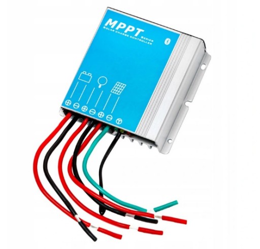 REGULATOR ŁADOWANIA SOLARNY 12V BLUETOOTH 10A MPPT