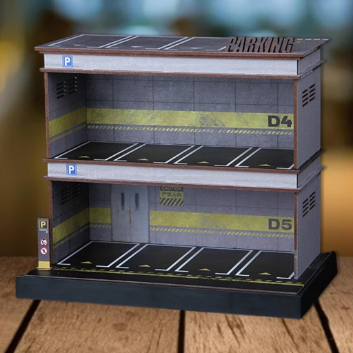 Hobby Garage Show Case ze światłami LED w