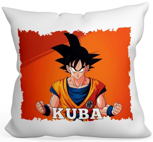 DRAGON BALL PODUSZKA DLA DZIECKA 40x40+IMIĘ