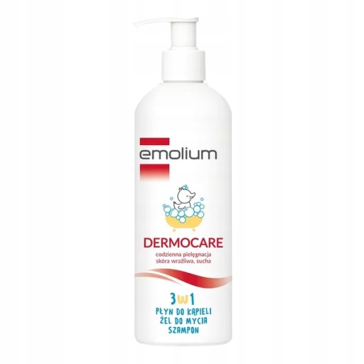 EMOLIUM Płyn, żel i szampon do mycia 400 ml