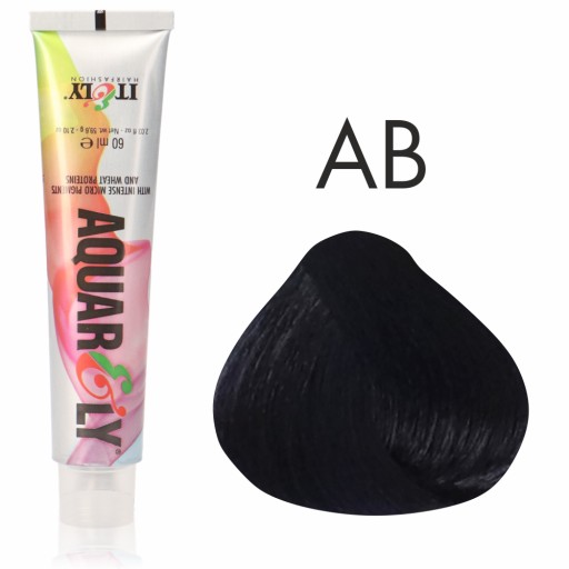 Farba do włosów Itely Aquarely 60ml AB Mixton niebieski wzmacniacz koloru