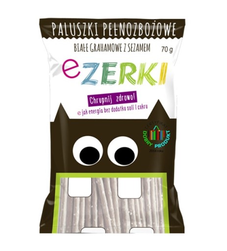 EZERKI PALUSZKI GRAHAMOWE BIAŁE SEZAMOWE 70 G