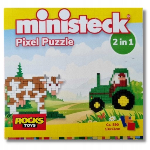 Zestaw gier Pixel Puzzle Ministeck Mozaiki 590 el.
