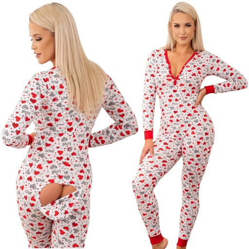 PIŻAMA ONESIE KOMBINEZON DO SPANIA Z KLAPKĄ ORYGINALNY OD SLEEPDO r.M