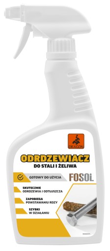 FOSOL Odrdzewiacz do stali i żeliwa 500 ml atomizer Dragon