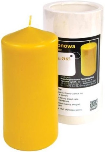 FORMA SILIKONOWA SŁUPEK GŁADKI Ø65 13,5 cm FS54