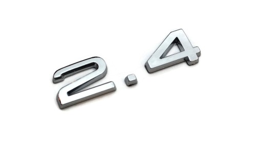 AUDI EMBLEMAT 2.4 NAPIS ZNACZEK CHROM