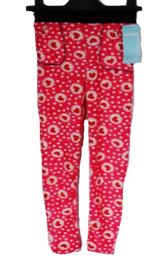 Legginsy getry ocieplane pluszowe 146-150