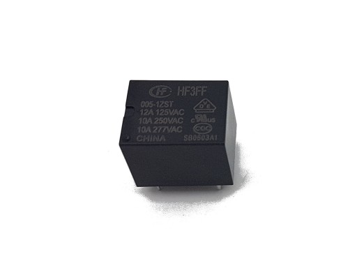 HF3FF-005-1ZST przekaźnik 5V, przeł. 10A 250VAC