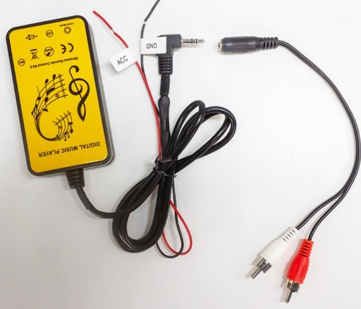 ZMIENIARKA DO SAMOCHODU UNIWERSALNA BLUETOOTH USB AUX UNIWERSALNY RCA JACK