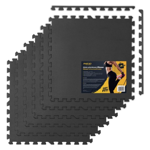PUZZLE MATA FITNESS NA SIŁOWNIĘ POD SPRZĘT MASZYNY 180x120cm