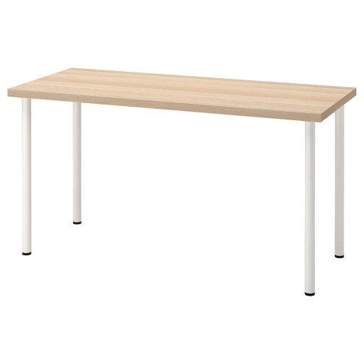 IKEA LAGKAPTEN ADILS Biurko dąb bejca 140x60 cm
