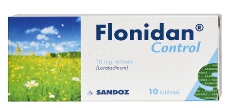 Flonidan Control alergia uczulenie 10 tabletek