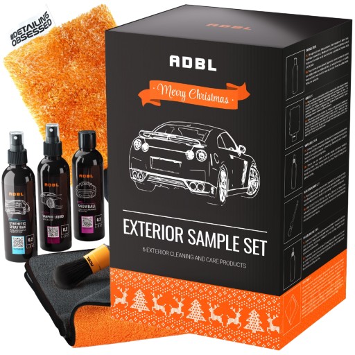 ADBL EXTERIOR SAMPLE SET zestaw do pielęgnacji pojazdu + akcesoria