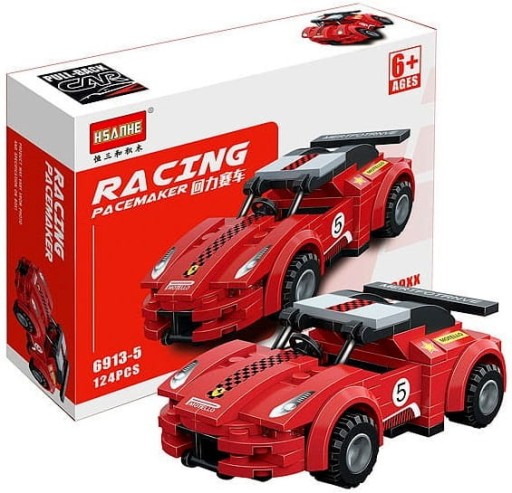KLOCKI MODEL AUTO RAJDOWE FORMUŁA 1 124EL SAMOCHÓD